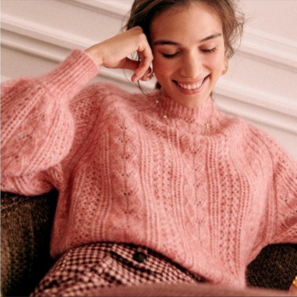 Scarlett jumper Sezane size XXS in rose pink